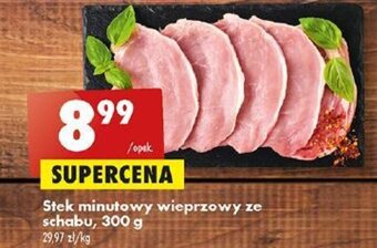 Biedronka Stek minutowy wieprzowy ze schabu, 300 g oferta