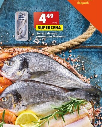 Biedronka Świeża dorada patroszona Marinero 100 g oferta