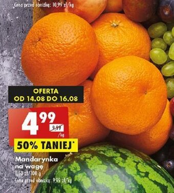 Biedronka Mandarynka na wagę 1 kg oferta