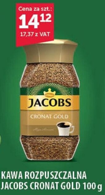 Eurocash KAWA ROZPUSZCZALNA KAWA ROZPUSZCZALNA JACOBS CRONAT GOLD 100 g oferta