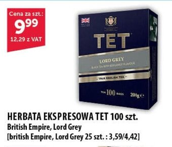 Eurocash HERBATA EKSPRESOWA TET 100 szt. oferta