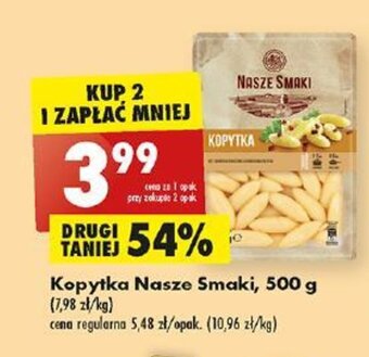 Biedronka Kopytka Nasze Smaki, 500 g oferta
