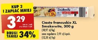 Biedronka Ciasto francuskie XL Smakowite, 300 g oferta