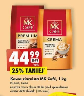 Biedronka Kawa ziarnista MK Café, 1 kg oferta