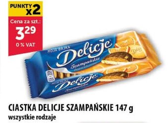 Eurocash CIASTKA DELICJE SZAMPAŃSKIE 147 g oferta