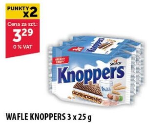 Eurocash WAFLE KNOPPERS 3 x 25 g oferta