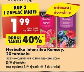 Biedronka Herbatka Intensitea Remsey, 20 torebek oferta
