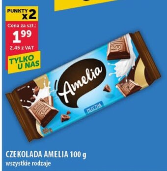 Eurocash CZEKOLADA AMELIA 100 g oferta