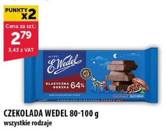 Eurocash CZEKOLADA WEDEL 80-100 g oferta