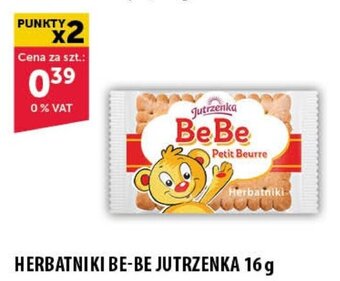 Eurocash HERBATNIKI BE-BE JUTRZENKA 16 g oferta