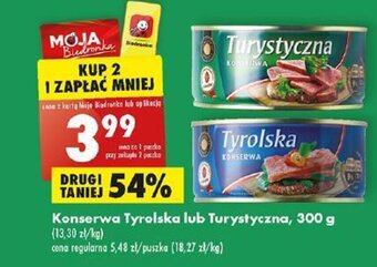 Biedronka Konserwa Tyrolska lub Turystyczna, 300 g oferta