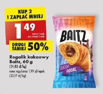 Biedronka Rogalik kakaowy Baitz, 60 g oferta