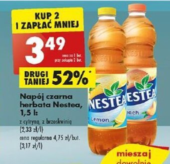 Biedronka Napój czarna herbata Nestea 1,5 l oferta