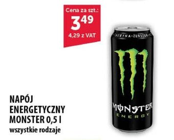 Eurocash NAPÓJ ENERGETYCZNY MONSTER 0,5 l oferta