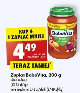 Biedronka Zupka BoboVita, 200 g oferta