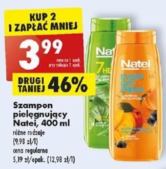 Biedronka Szampon pielęgnujący Natei, 400 ml oferta