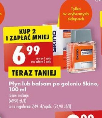 Biedronka Płyn lub balsam po goleniu Skino, 100 ml oferta