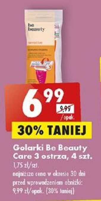 Biedronka Golarki Be Beauty Care 3 ostrza, 4 szt. oferta