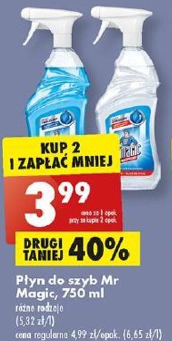 Biedronka Płyn do szyb Mr Magic, 750 ml oferta
