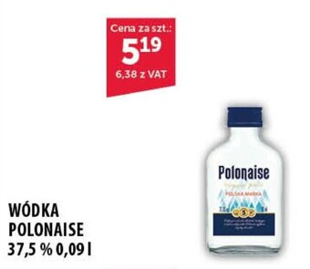 Eurocash WÓDKA POLONAISE 37,5% 0,09l oferta