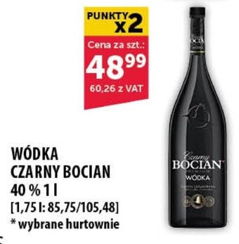 Eurocash WÓDKA CZARNY BOCIAN 40% 1l oferta