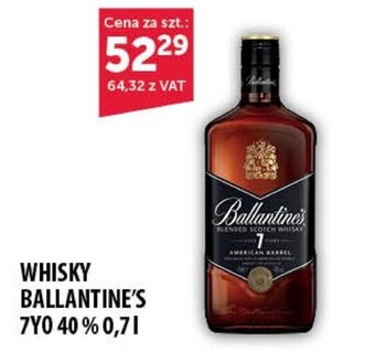 Eurocash WHISKY BALLANTINE'S 7YO 40% 0,7l oferta