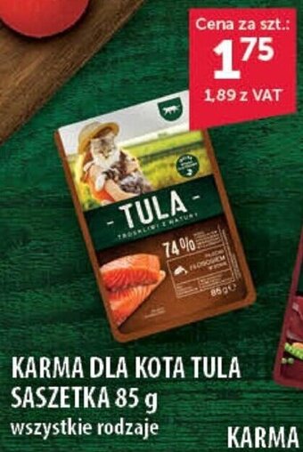 Eurocash KARMA DLA KOTA TULA SASZETKA 85 g oferta