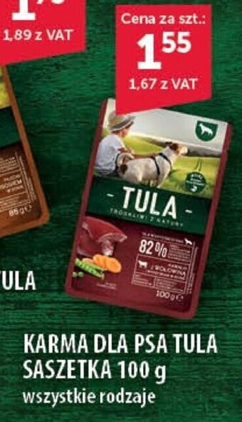 Eurocash KARMA DLA PSA TULA SASZETKA 100 g oferta