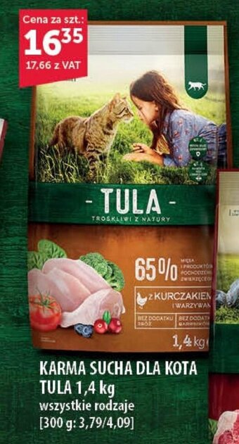 Eurocash KARMA SUCHA DLA KOTA TULA 1,4 kg oferta