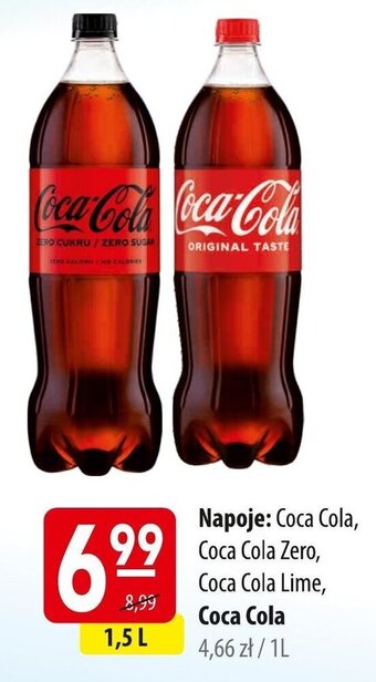 MOKPOL Coca Cola Napoje 1,5L oferta