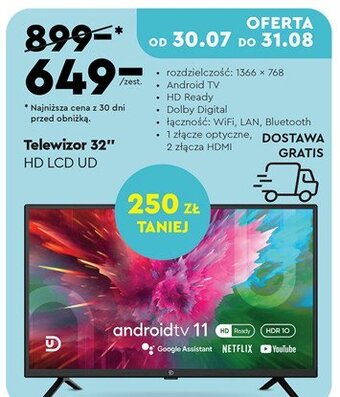 Biedronka Telewizor 32 oferta