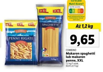 Lidl Makaron spaghetti lub makaron penne, XXL 1,2 kg oferta