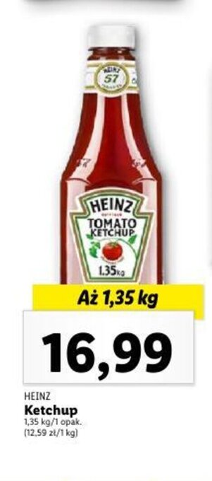 Lidl Ketchup 1,35 kg oferta