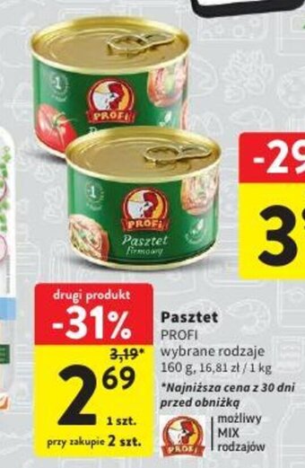 Intermarche Pasztet PROFI 160g oferta