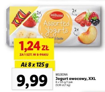Lidl Jogurt owocowy, XXL 8 x 125 g oferta