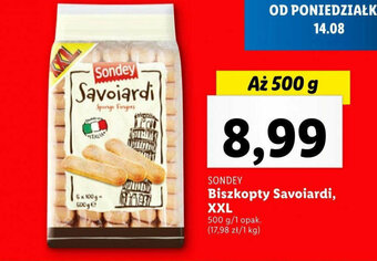 Lidl Biszkopty Savoiardi, XXL 500 g oferta