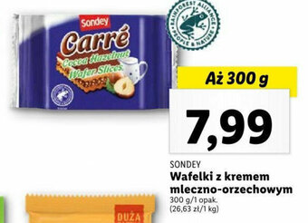 Lidl Wafelki z kremem mleczno-orzechowym 300 g oferta