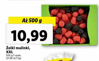 Lidl Żelki malinki, XXL 500 g oferta