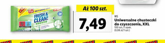 Uniwersalne chusteczki do czyszczenia, XXL 100 szt.