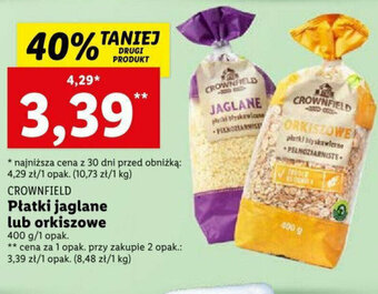 Lidl Płatki jaglane lub orkiszowe 400 g oferta