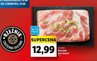 Lidl Boczek bez kości 1 kg oferta