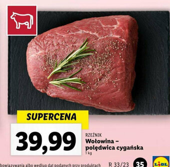 Lidl Wołowina - polędwica cygańska 1 kg oferta
