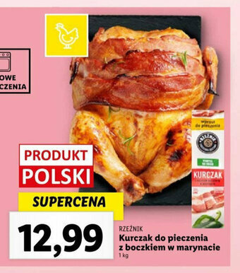 Lidl Kurczak do pieczenia z boczkiem w marynacie 1 kg oferta