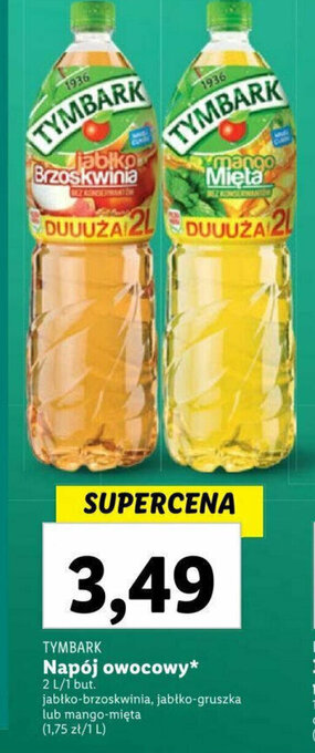 Lidl Napój owocowy* 2 l oferta