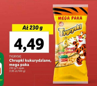 Lidl Chrupki kukurydziane, mega paka 230 g oferta
