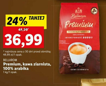 Lidl Premium, kawa ziarnista, 100% arabika 1 kg oferta