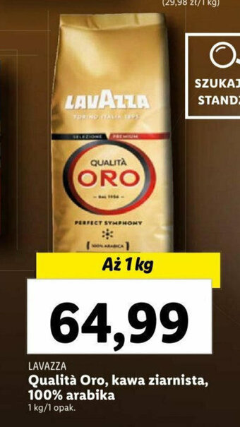Lidl Qualità Oro, kawa ziarnista, 100% arabika 1 kg oferta