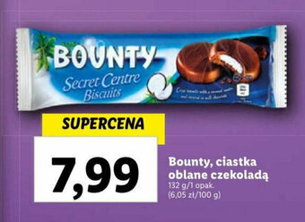 Lidl Bounty, ciastka oblane czekoladą 132 g oferta