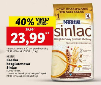 Lidl Kaszka bezglutenowa Sinlac 500 g oferta