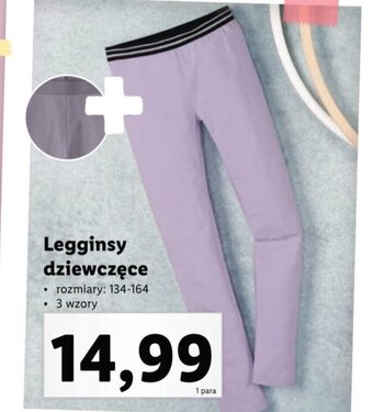 Lidl Legginsy dziewczęce oferta